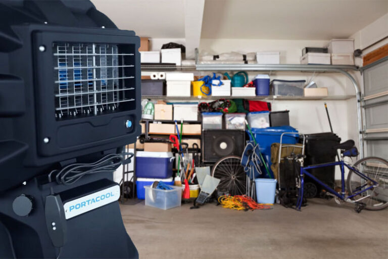 Air conditioner for garage with no windows